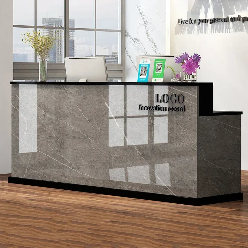 Office Furniture Bali - เคาน์เตอร์ต้อนรับแบบคลาสสิก เคาน์เตอร์ต้อนรับความงามแบบปรับแต่งได้ เคาน์เตอร์สำนักงานทันสมัย ​​เคาน์เตอร์ชำระเงิน เคาน์เตอร์ต้อนรับ เฟอร์นิเจอร์เชิงพาณิชย์