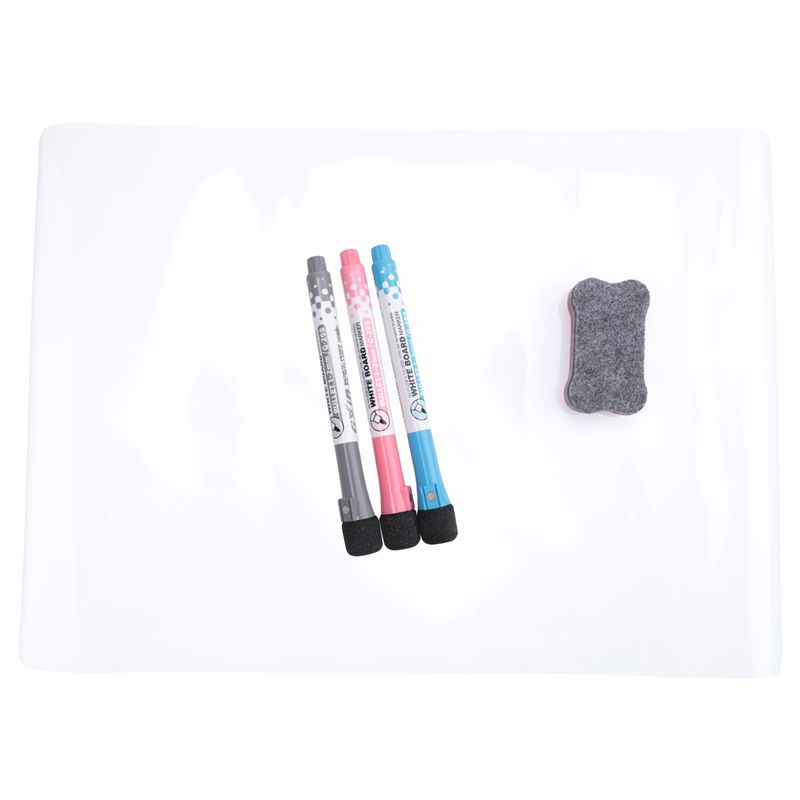 Dry Erase Weekly - 1 เมษายน ปฏิทินไวท์บอร์ดแบบแม่เหล็กสำหรับติดตู้เย็น พร้อมปากกา 3 ด้าม