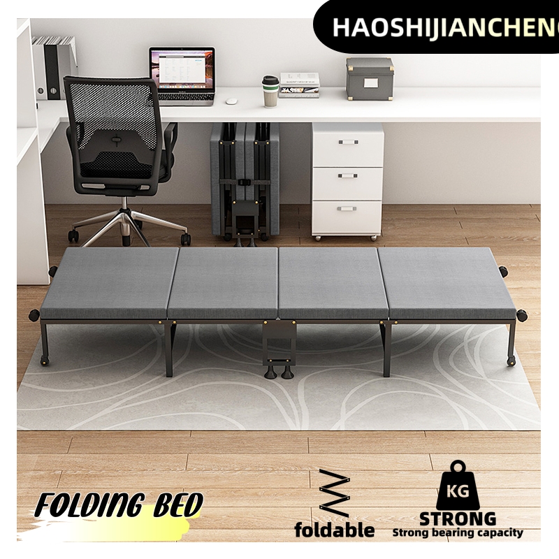 Office Furniture For Home - สํานักงานพับพักกลางวันเดี่ยวแบบพกพาสี่พับเตียงพับ
