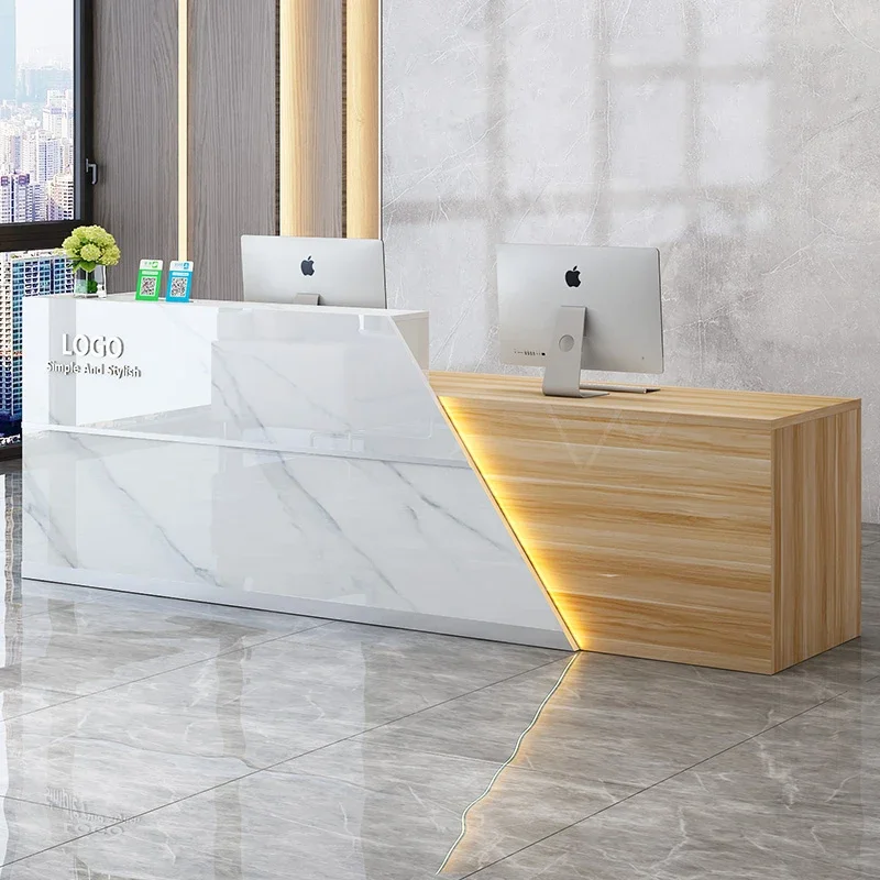 Office Furniture Bali - โต๊ะต้อนรับสำนักงานทันสมัย ​​ร้านเสริมสวย บาร์เสริมความงาม โต๊ะต้อนรับสุดหรู โพเดียมที่มีเอกลักษณ์เฉพาะตัว เฟอร์นิเจอร์เชิงพาณิชย์สำหรับธุรกิจ