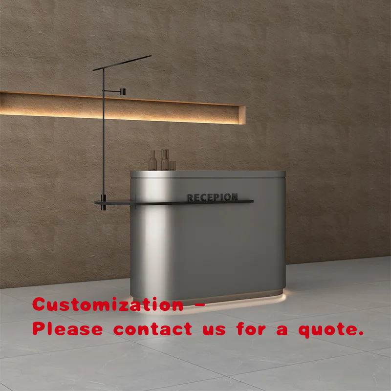 Reception Desk Counter - เคาน์เตอร์ต้อนรับสไตล์นอร์ดิกมินิมอล โมเดิร์น ทันสมัย เหมาะสำหรับร้านบูติก ร้านทำผม สตูดิโอศิลปะ