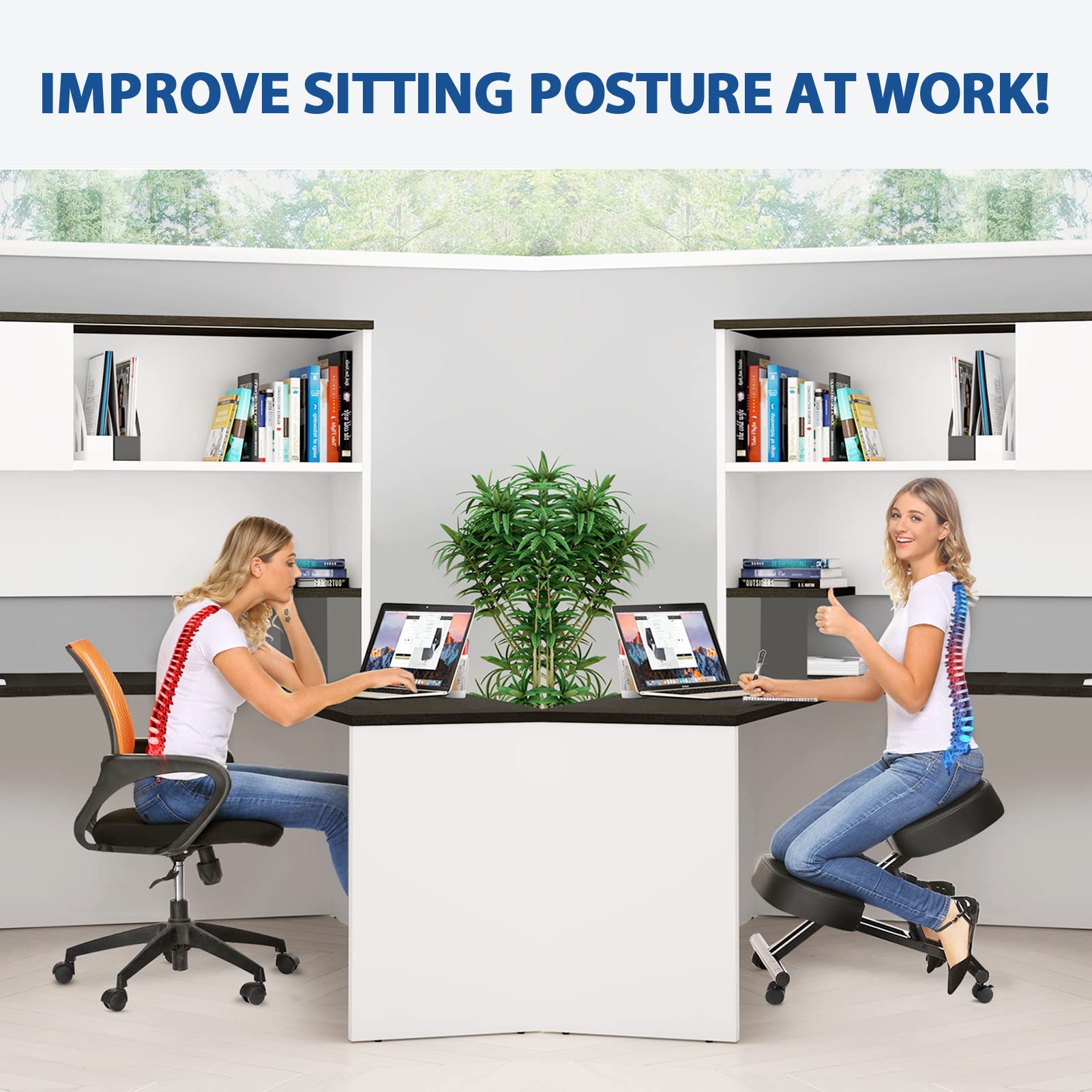 เก้าอี้นั่งคุกเข่าตามหลักสรีรศ - Office Furniture For Home บทวิจารณ์และราคา