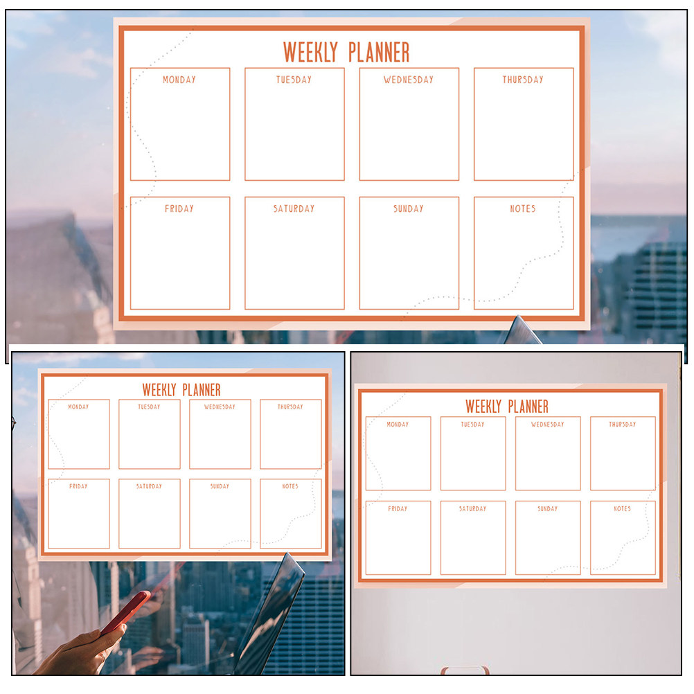 กระดานไวท์บอร์ดวางแผนรายสัปดาห - Dry Erase Weekly บทวิจารณ์และราคา