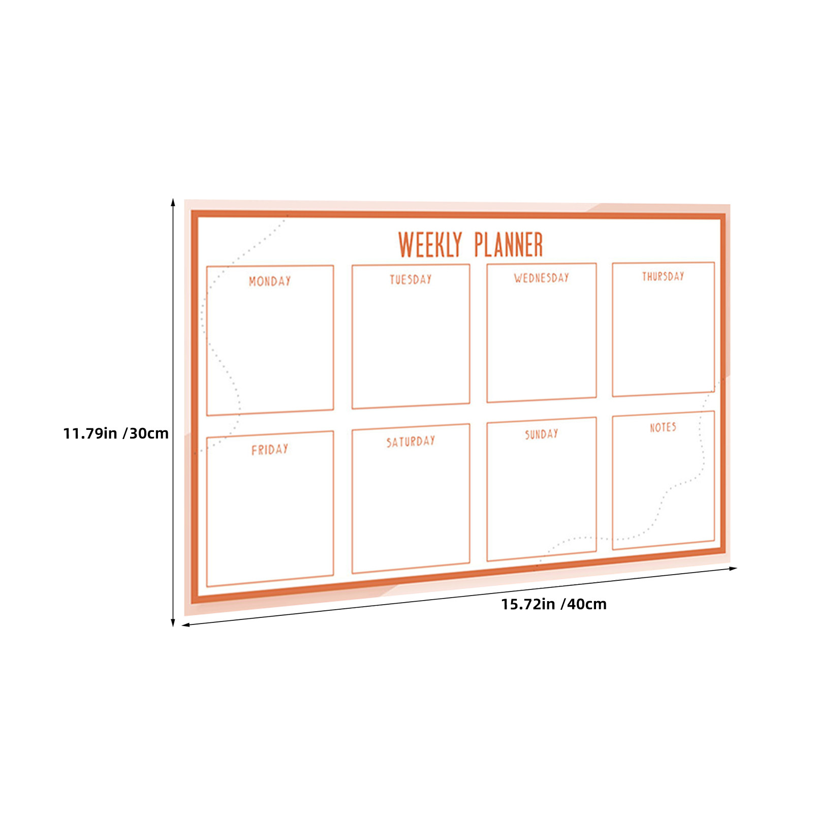 กระดานไวท์บอร์ดวางแผนรายสัปดาห - Dry Erase Weekly บทวิจารณ์และราคา