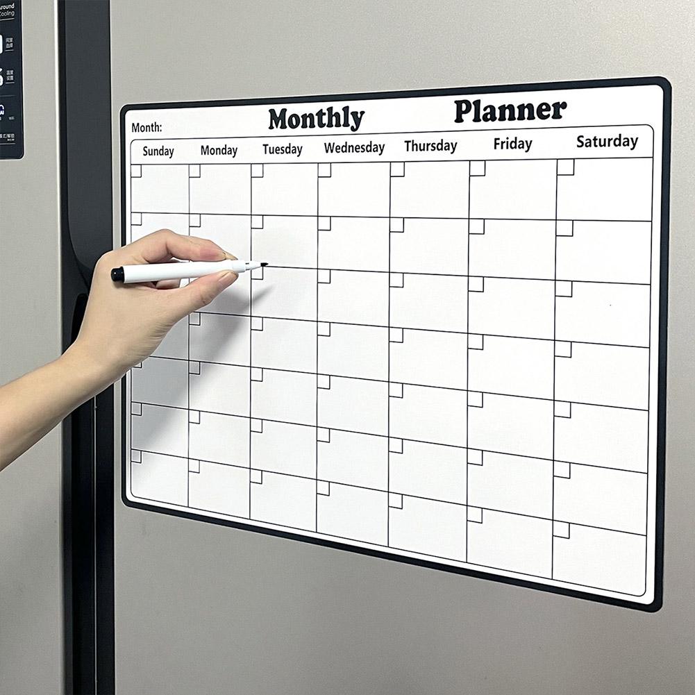 ปฏิทินลบแห้งแบบแม่เหล็กที่มีสไ - Dry Erase Weekly บทวิจารณ์และราคา