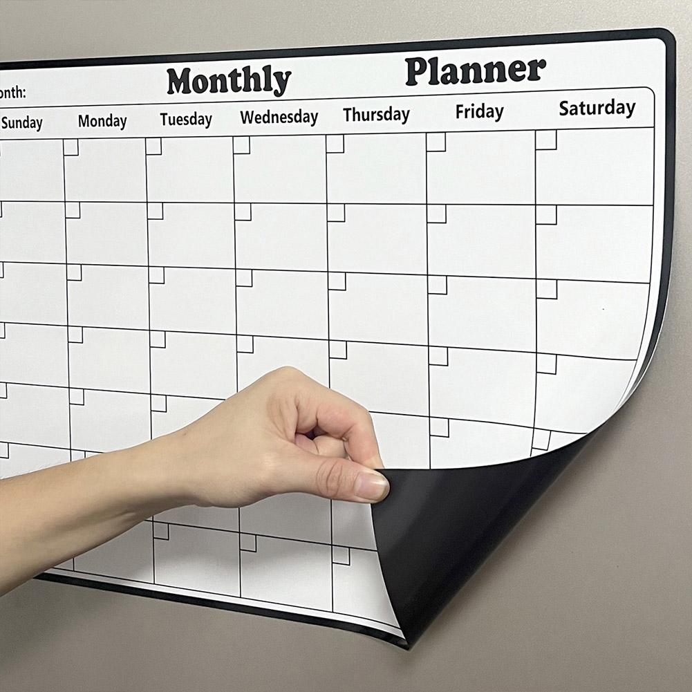 ปฏิทินลบแห้งแบบแม่เหล็กที่มีสไ - Dry Erase Weekly บทวิจารณ์และราคา