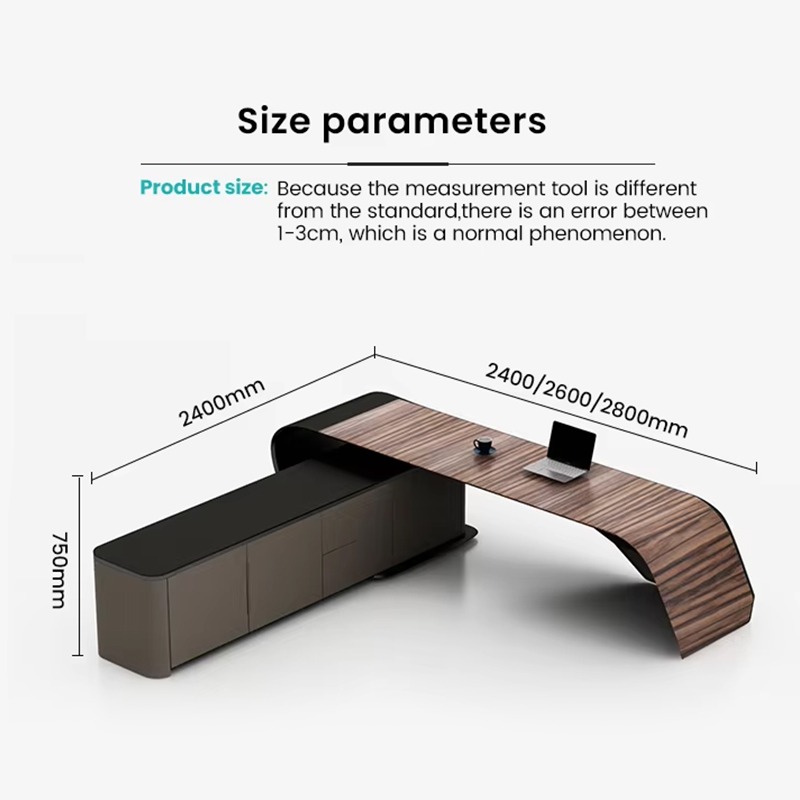 โต๊ะทำงานสำนักงานไม้ โต๊ะผู้บร - Office Furniture For Sale บทวิจารณ์และราคา