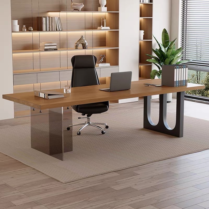 โต๊ะทำงานไม้ลอยน้ำอะคริลิกสไตล - Office Furniture For Home บทวิจารณ์และราคา