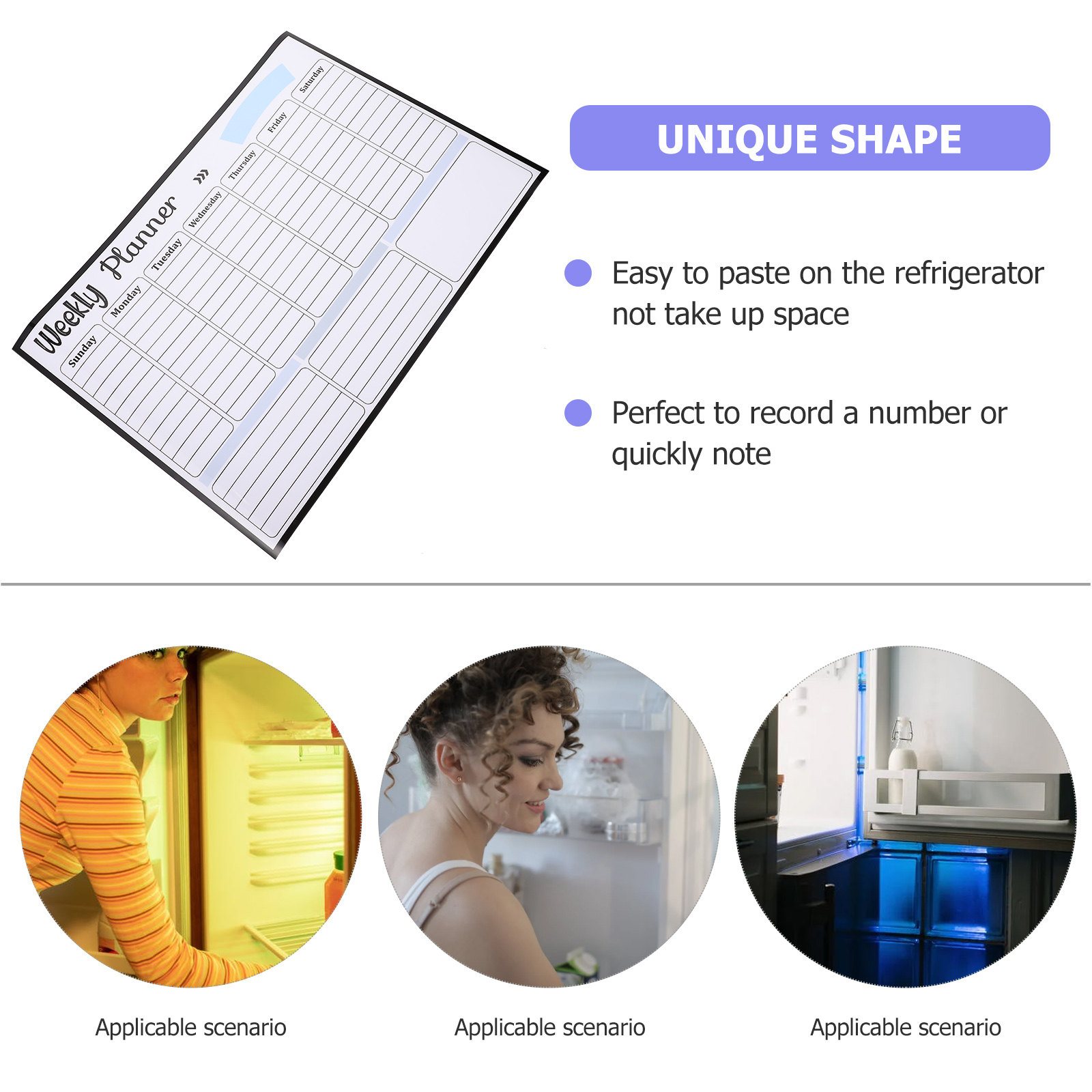 กระดานวางแผนอเนกประสงค์แบบลบได - Dry Erase Weekly บทวิจารณ์และราคา