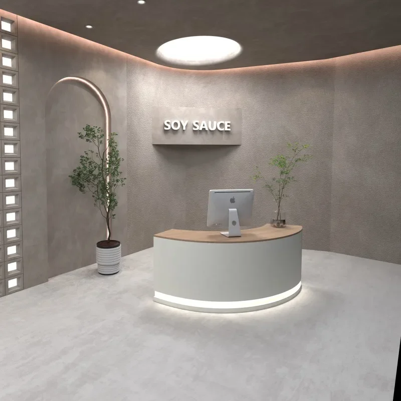 โต๊ะโค้งสำหรับร้านค้า ร้านเสริ - Office Furniture Bali บทวิจารณ์และราคา