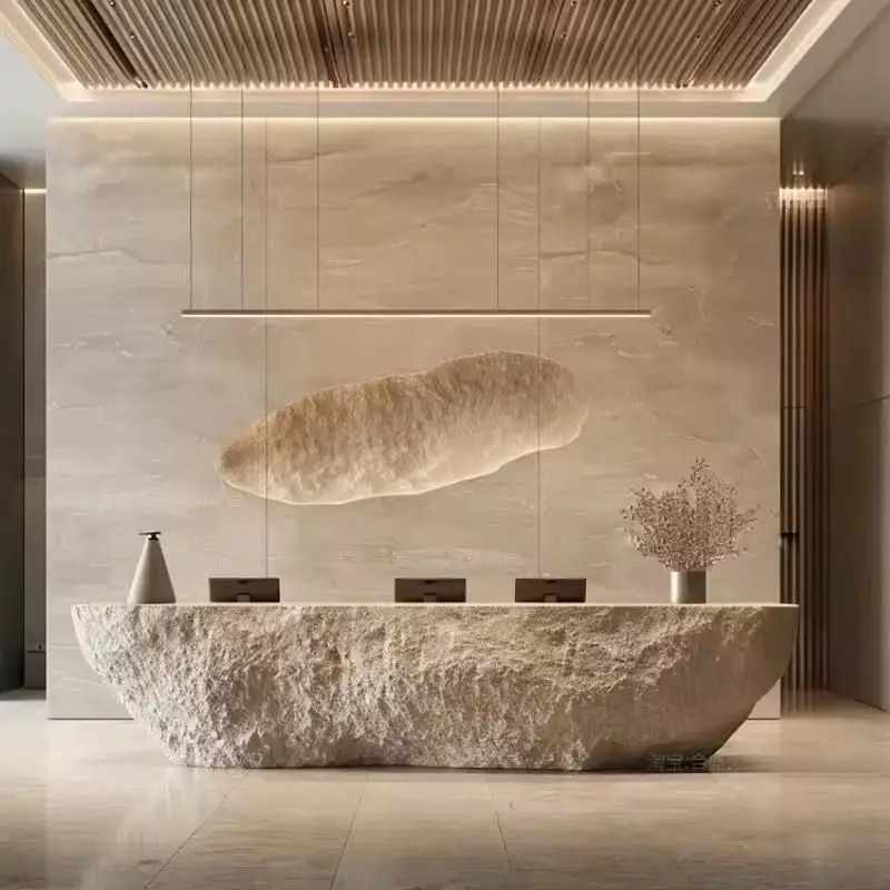 เคาน์เตอร์สำนักงานแบบกำหนดเอง  - Reception Desk Counter บทวิจารณ์และราคา