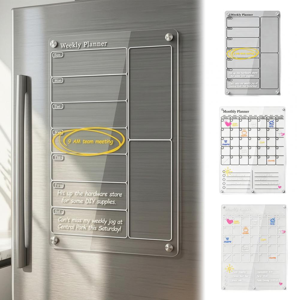 ปฏิทินแม่เหล็กสำหรับจัดตารางงา - Dry Erase Weekly บทวิจารณ์และราคา