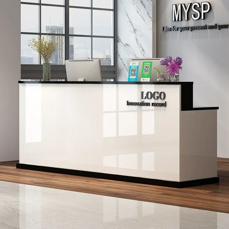 โต๊ะต้อนรับแบบกำหนดเอง โต๊ะประ - Office Furniture Bali บทวิจารณ์และราคา