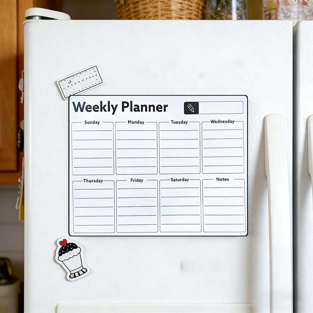 กระดานไวท์บอร์ดแม่เหล็กสำหรับต - Dry Erase Weekly บทวิจารณ์และราคา