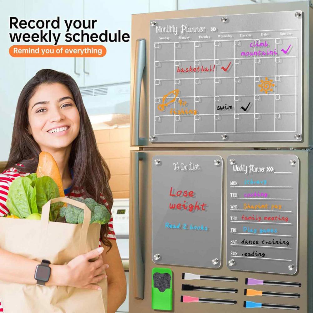 กระดานวางแผนรายสัปดาห์อะคริลิก - Dry Erase Weekly บทวิจารณ์และราคา