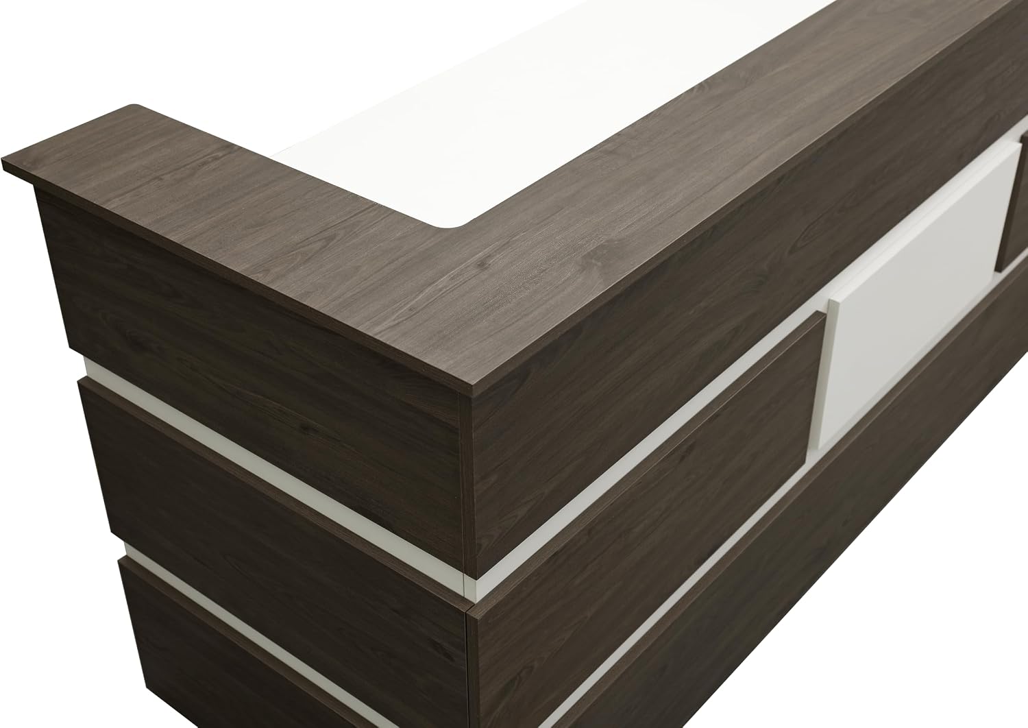 โต๊ะรับรองแขกสำนักงานไม้ Mares - Reception Desk Counter บทวิจารณ์และราคา